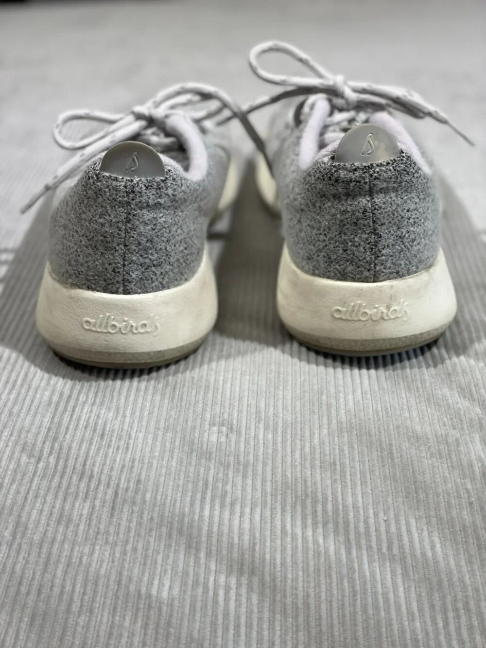 Allbirds Men's Wool Runners Grey Merino Wool Sneakers Size 12